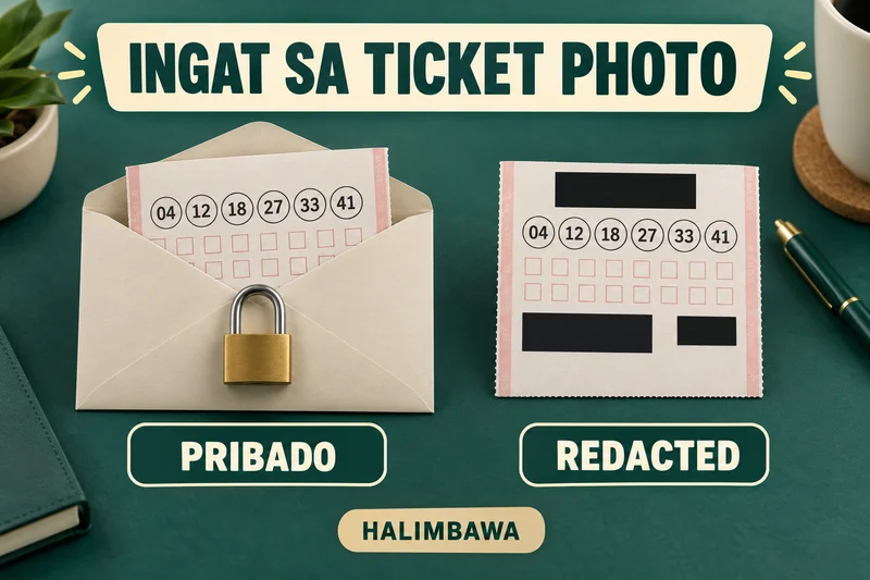 Explanatory illustration: Ticket privacy and provenance. Sample labels, not actual results.