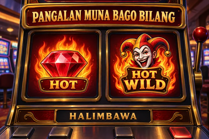 Original slot concept: Joker's Jewels Hot. Hot versus Hot Wild class count before jackpot comparison. Not actual provider screenshot.